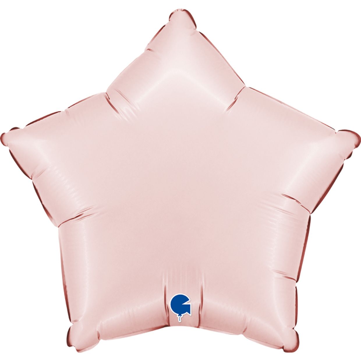 Satin Pastel Pink Star Foil Balloon