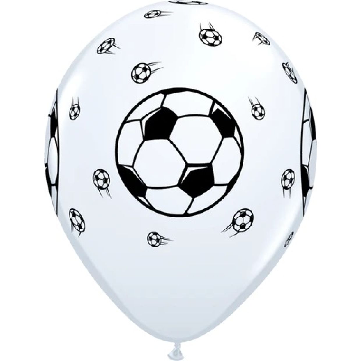Soccer Balls Print Latex Balloon