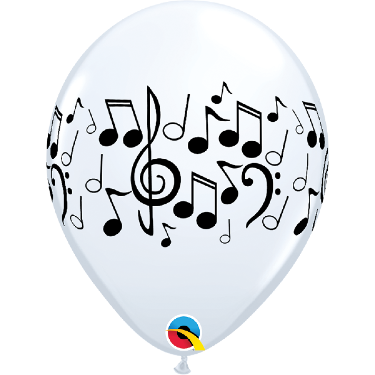 Music Notes Print Latex Balloon