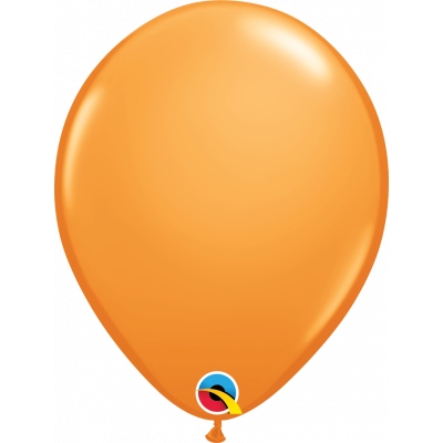 Orange Latex Helium Balloon - 40cm