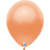 Pearl Peach Latex Balloons - Pack 25 Flat