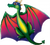 Mythical Dragon Foil Balloon Shape