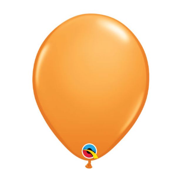 Orange Latex Helium Balloon