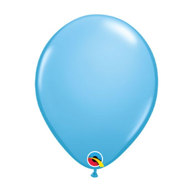 Pale Blue Latex Helium Balloon