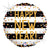 New Year Confetti Stripe Foil Balloon