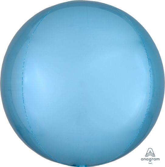 Pastel Blue Orbz Foil Balloon