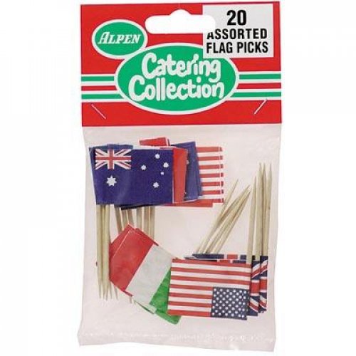 Mixed Countries Flag Canape Picks
