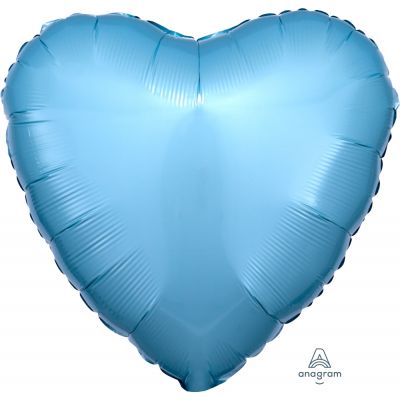 Pastel Blue Heart Shape Foil Balloon