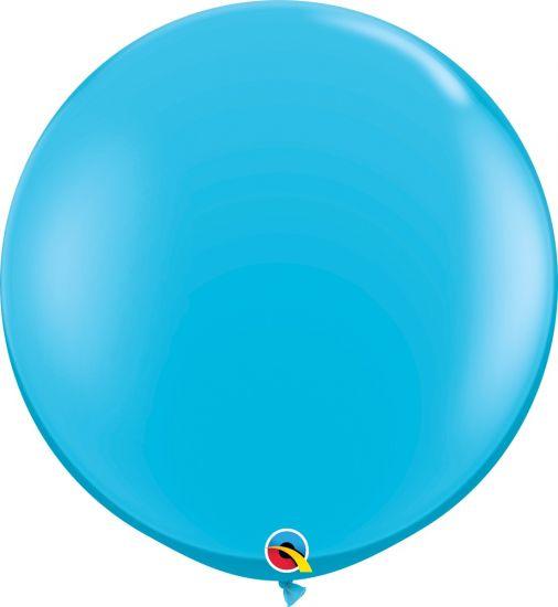 Jumbo 90cm Round Robins Egg Blue Latex Helium Balloon 