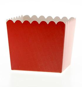 Red Scallop Edge Favour Box 