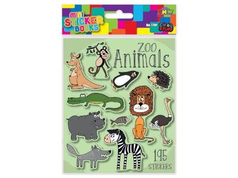 Zoo Animals Mini Sticker Book