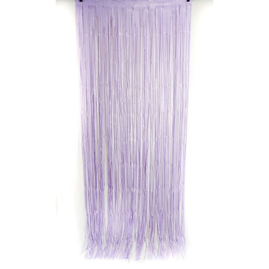 Pastel Matte Lavender Foil Curtain
