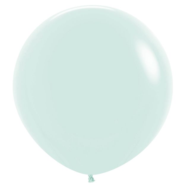 Jumbo Pastel Matte Green Latex Balloon