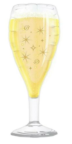 Champagne Glass Foil Balloon Shape