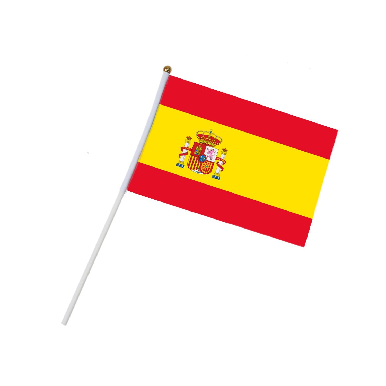 Spanish Flag Cloth Hand Waver