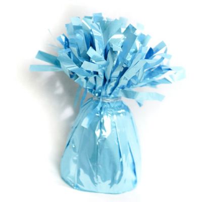 Light Blue Number 1 One large Foil Balloon