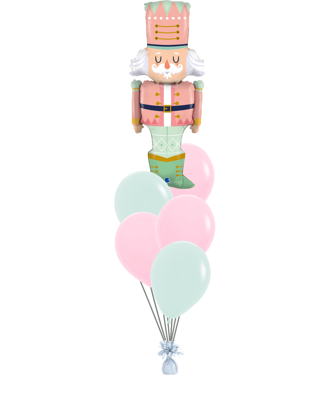 Pastel Nutcracker Helium Balloon Bouquet