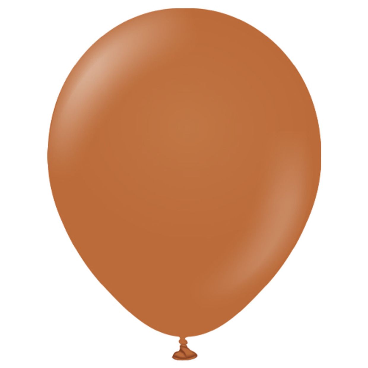 Caramel Brown Latex Helium Balloon