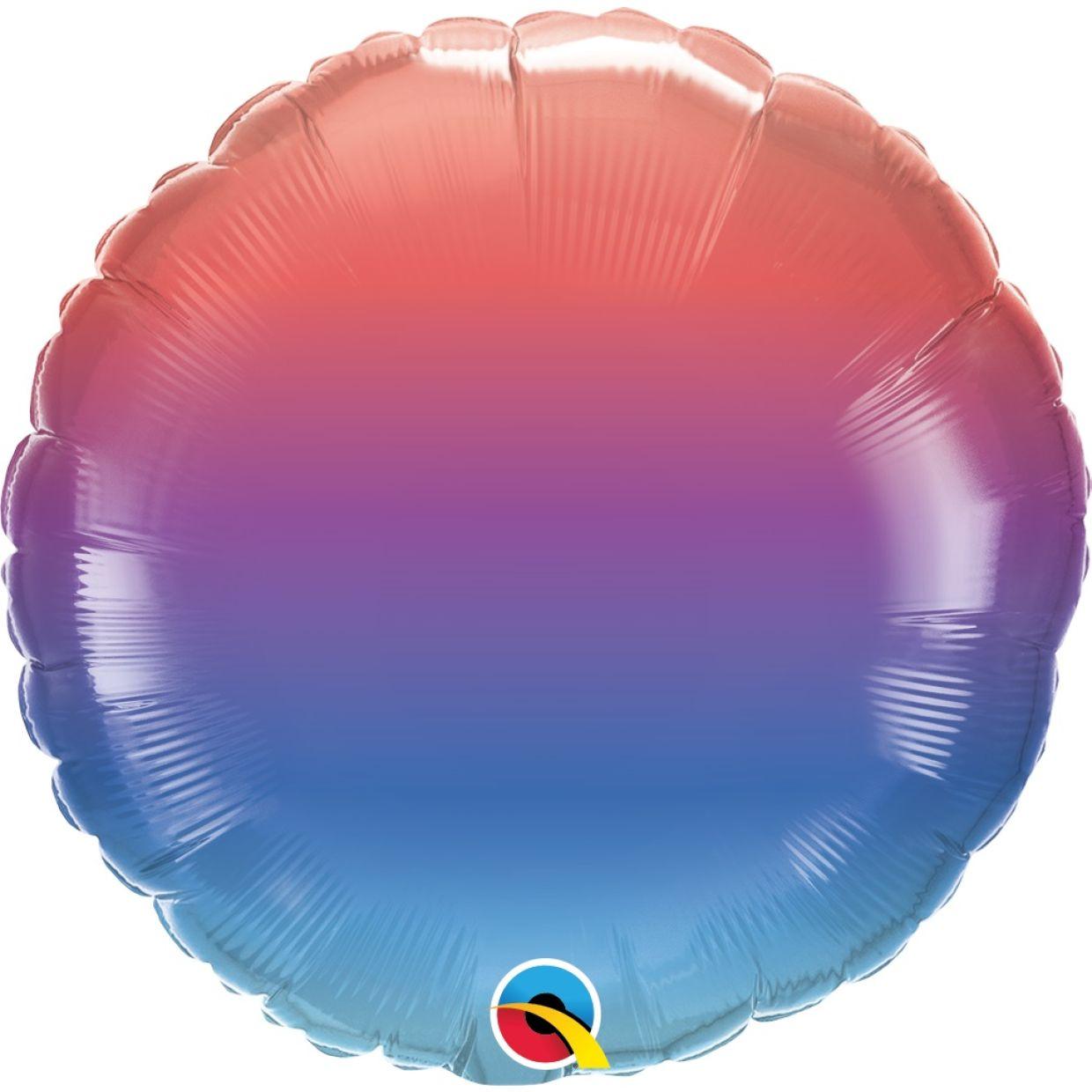 Winter Ombre Round Foil Balloon - Party Affair