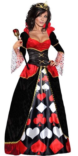 QUEEN OF HEARTS - Female Adult Costume