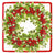 Holly & Berry Wreath Christmas Dinner Plates