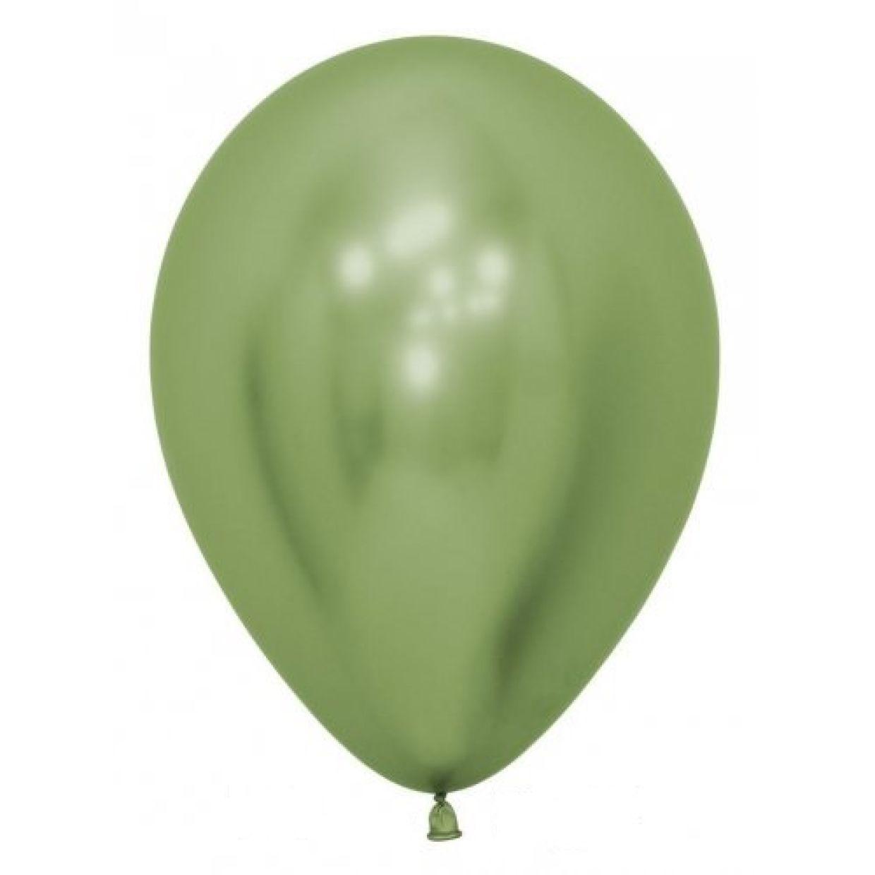 Chrome Lime Latex Helium Balloon - Party Affair