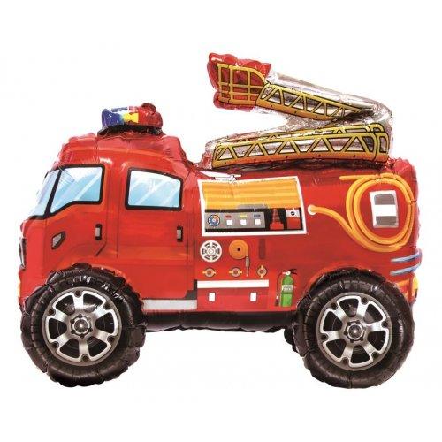 Fire Truck Standing Airz Foil Balloon - Party Affair