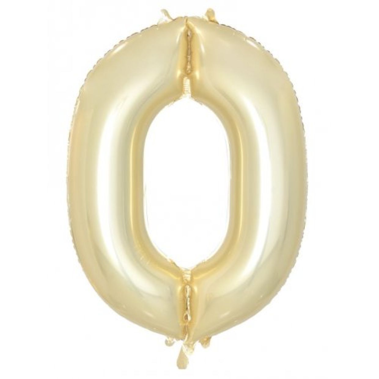 Luxe Gold Number 0 Zero Large Foil Balloon