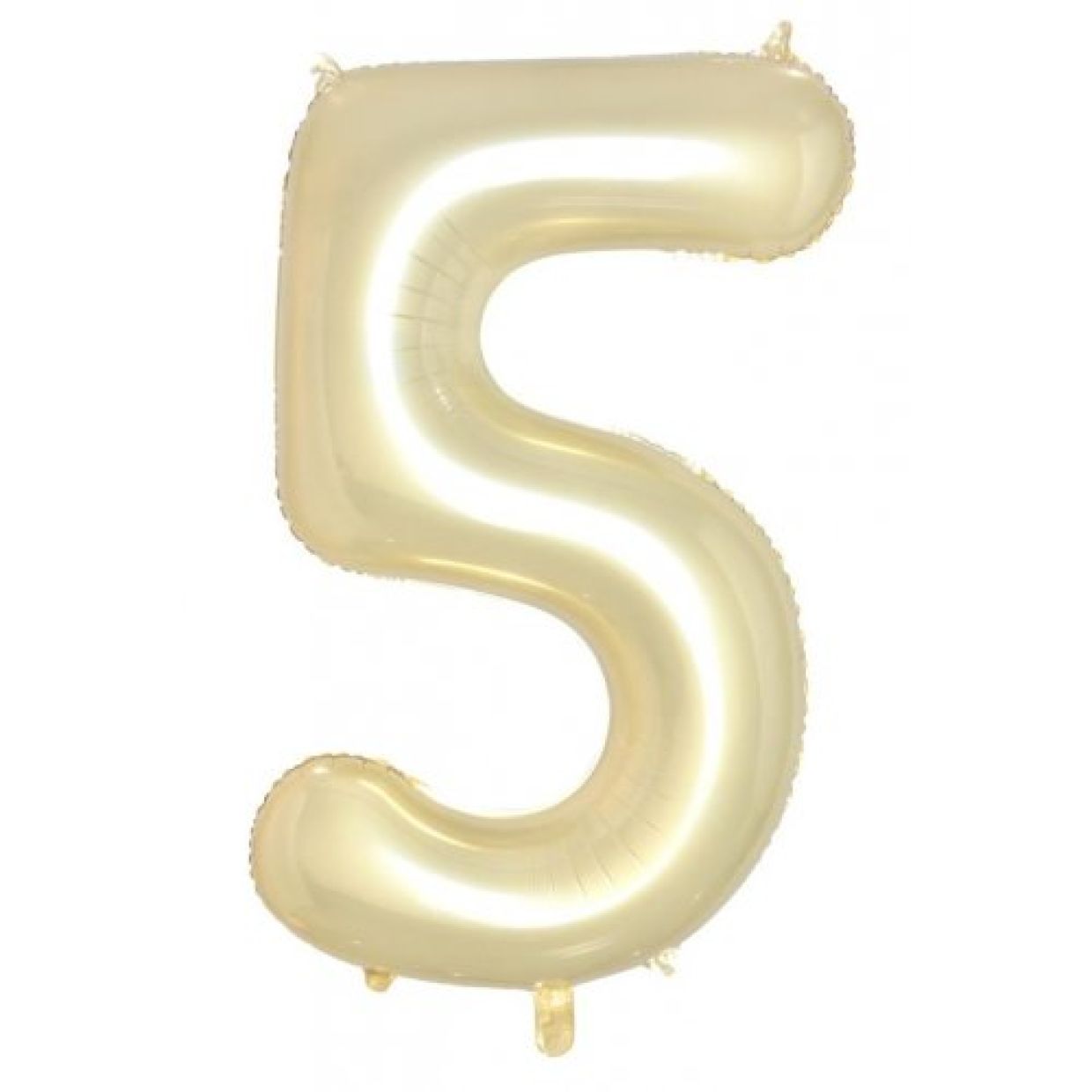 Luxe Gold Number 5 Five Large Foil Balloon