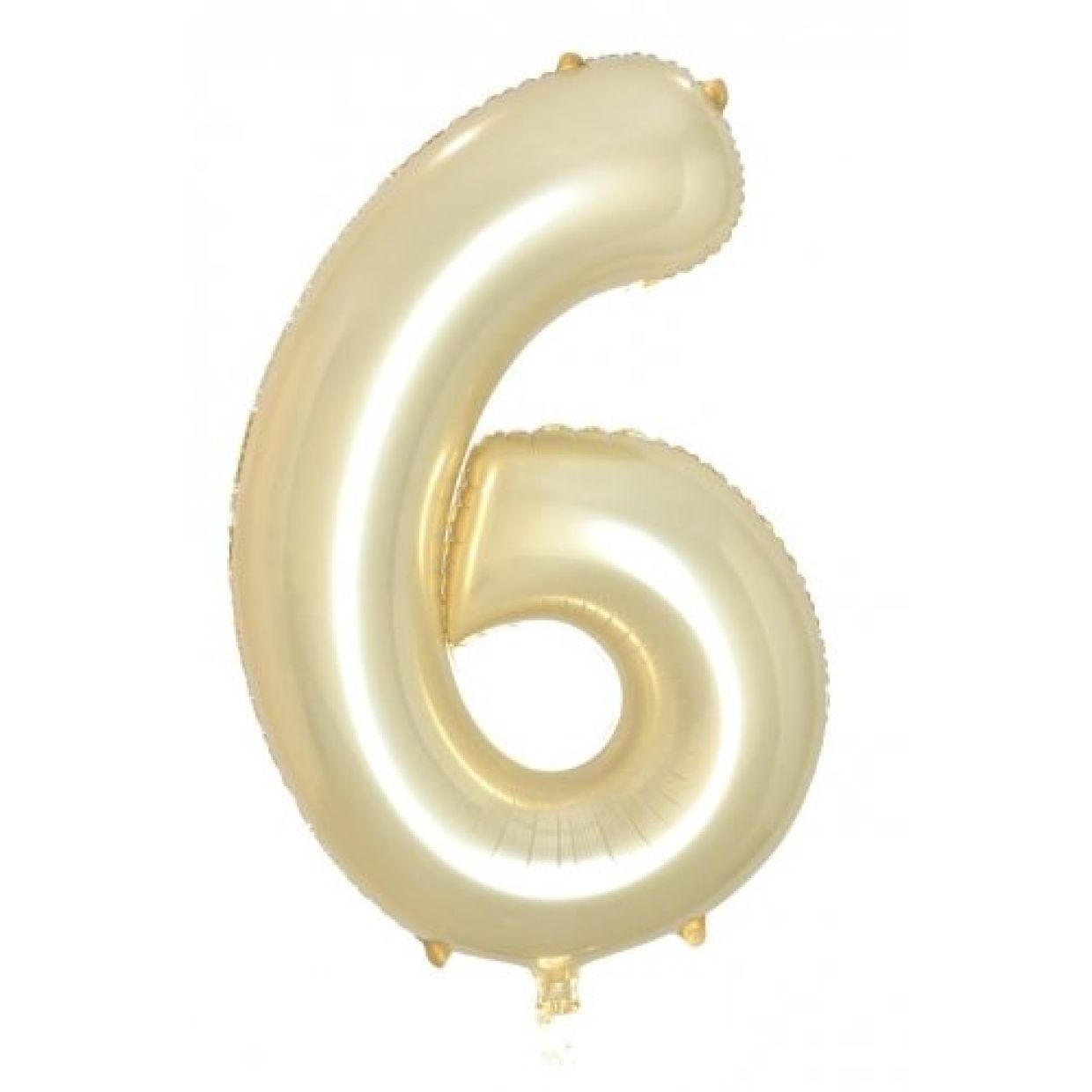 Luxe Gold Number 6 Six Large Foil Balloon