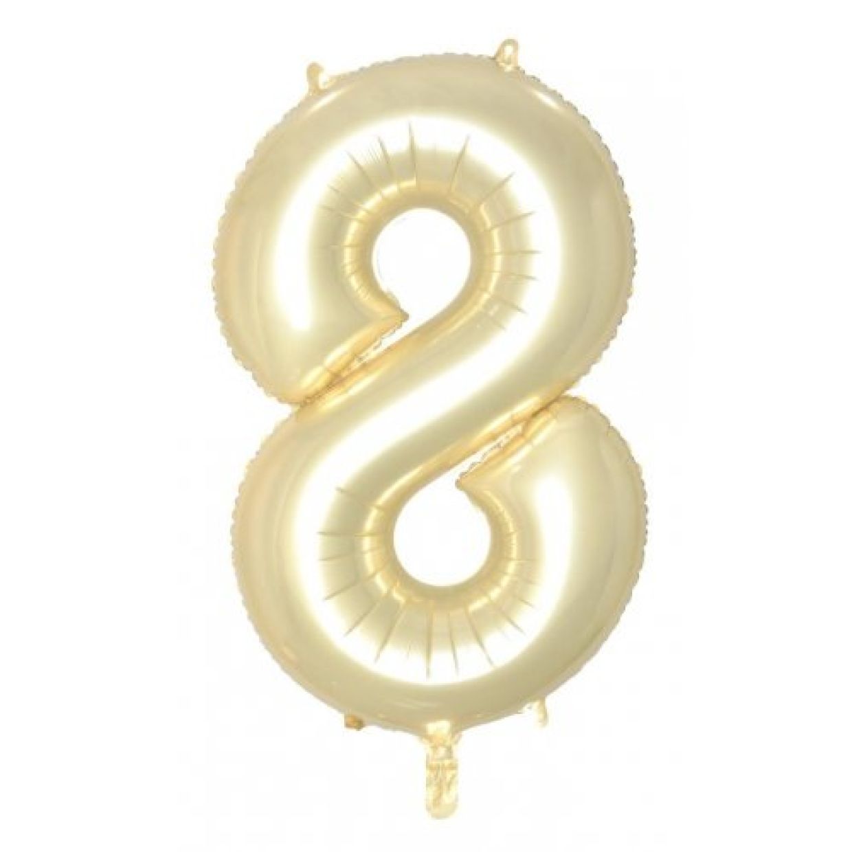 Luxe Gold Number 8 Eight Large Foil Balloon