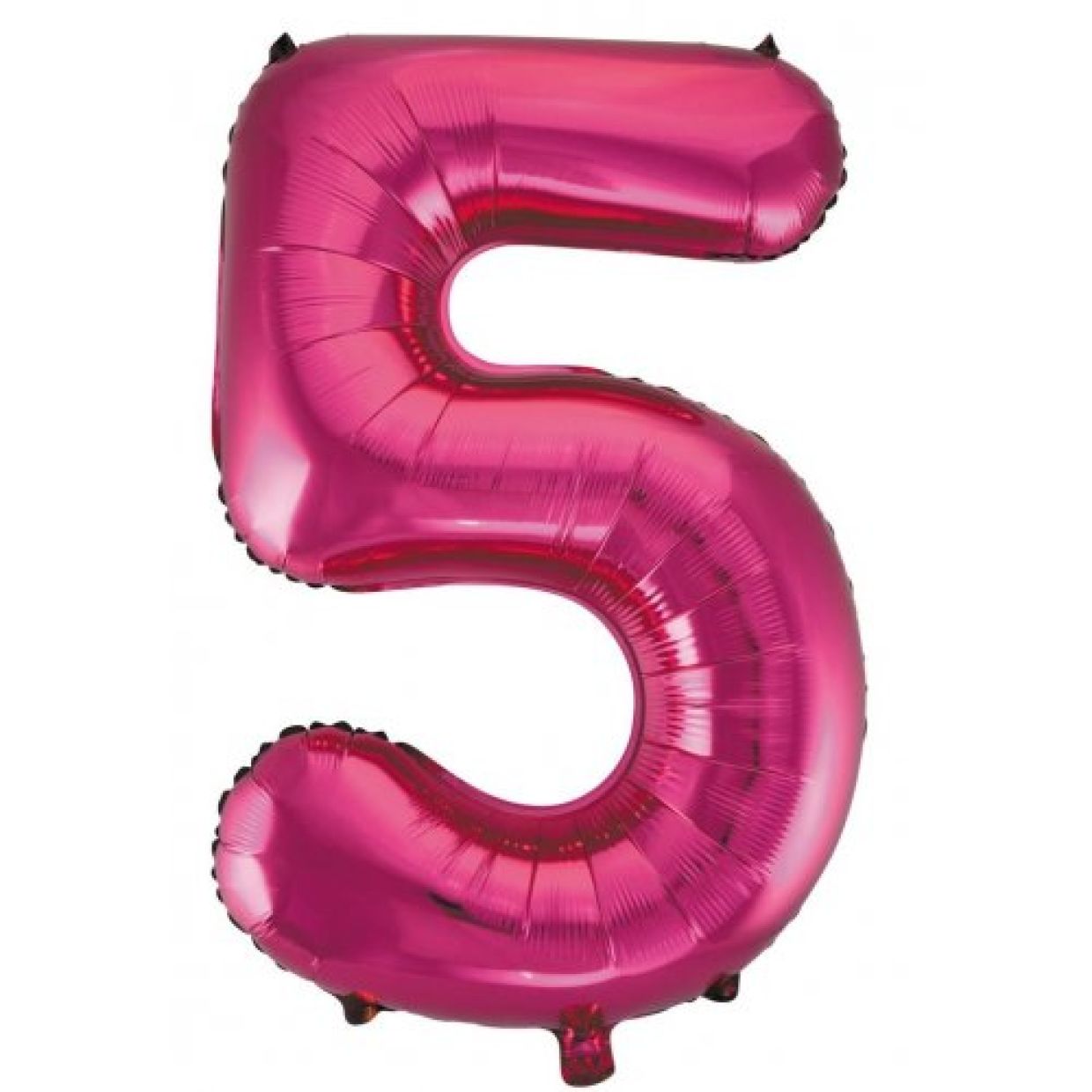 Magenta Number 5 Five 86cm Foil Balloon - Decrotex