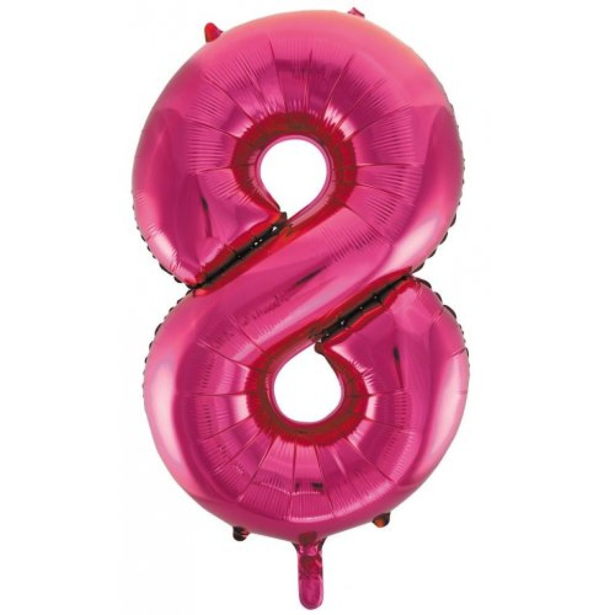 Magenta 8 Eight 86cm Foil Balloon - Decrotex