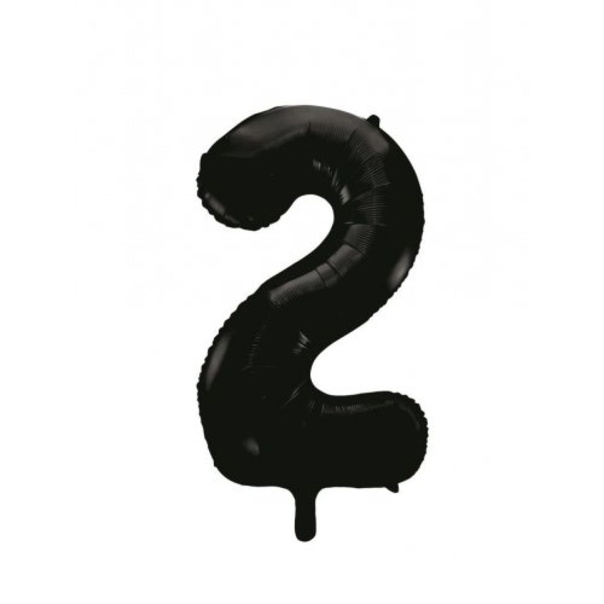 Black Number 2 Two 86cm Foil Balloon - Decrotex