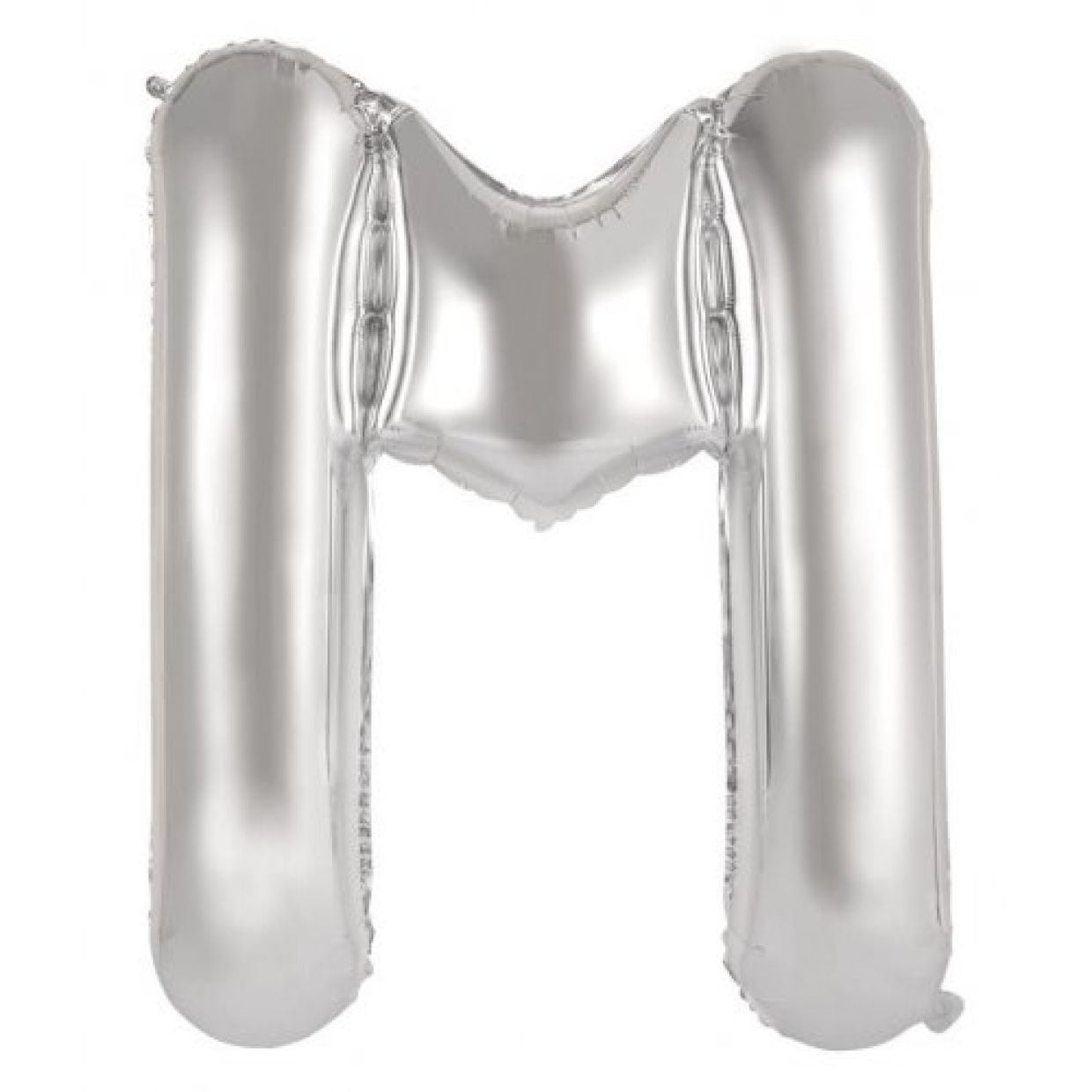 Silver Letter M 86cm Foil Balloon - Decrotex