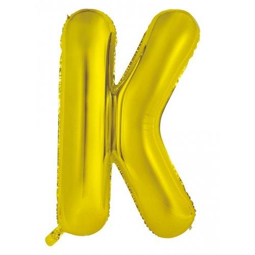 Letter K 86cm Gold Foil Balloon - Party Affair