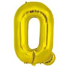 Letter Q 86cm Gold Foil Balloon- Decrotex - Party Affair