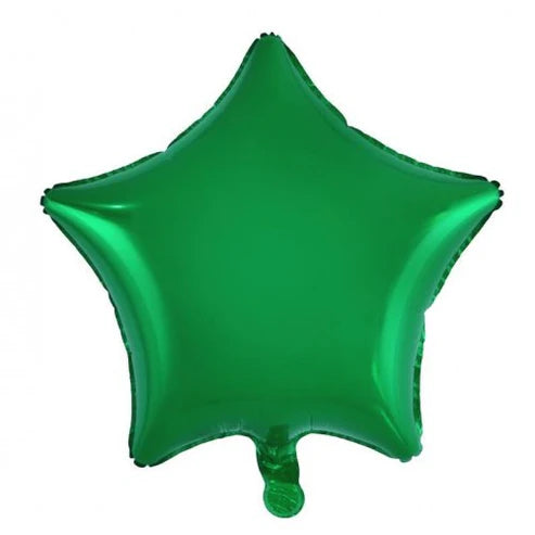 Metallic Emerald Green Star Foil Balloon