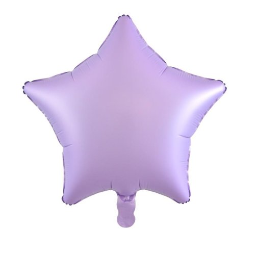 Matt Pastel Lilac Star Foil Balloon