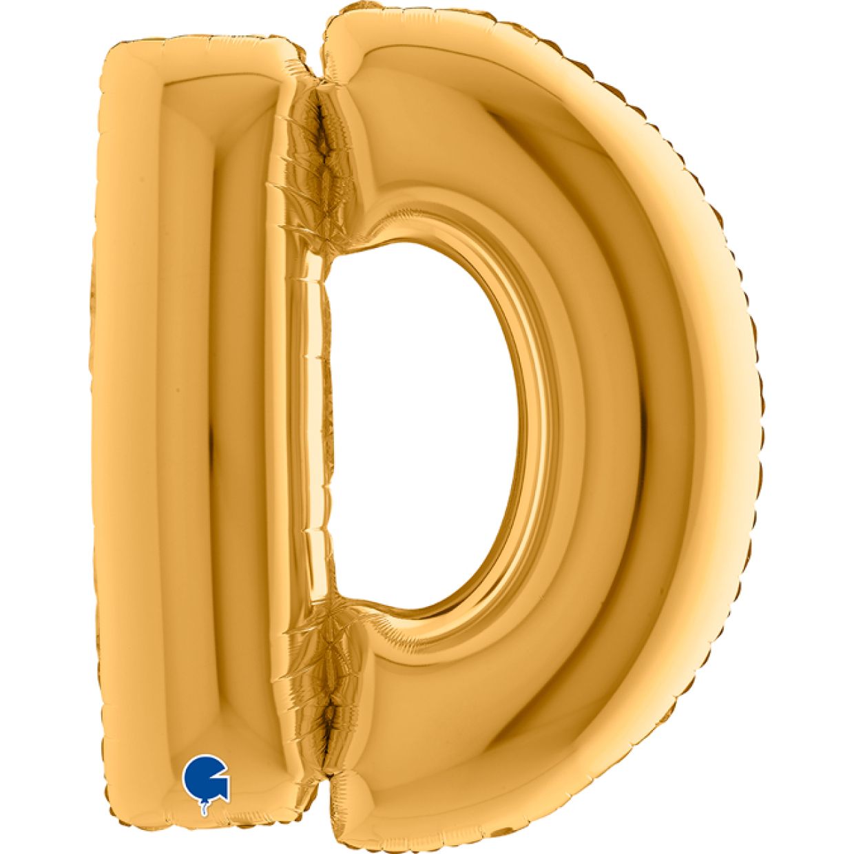 Gold Letter D 102cm Foil Balloon - Grabo