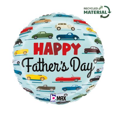 Father's Day Foil Balloon Classic Cars