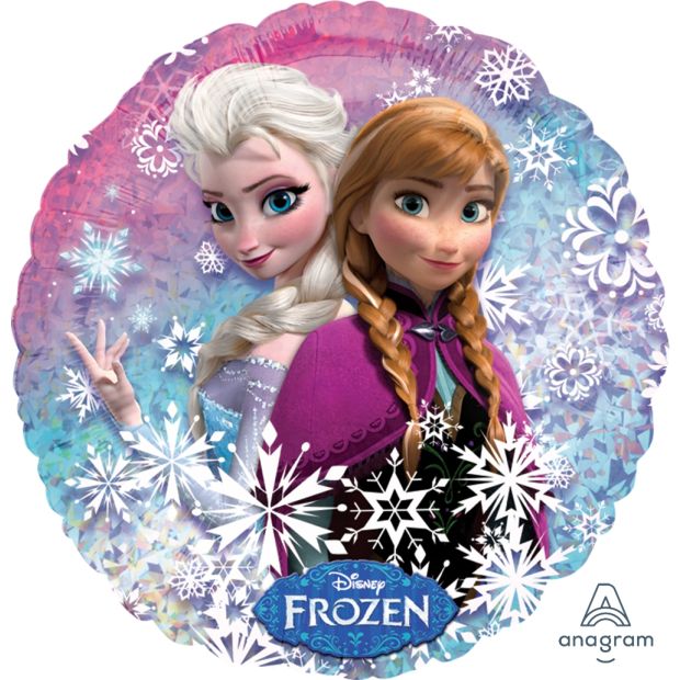 Holographic Frozen Elsa & Anna Foil Balloon