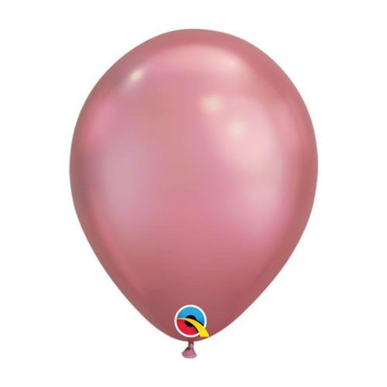 Chrome Mauve Latex Helium Balloon - Party Affair