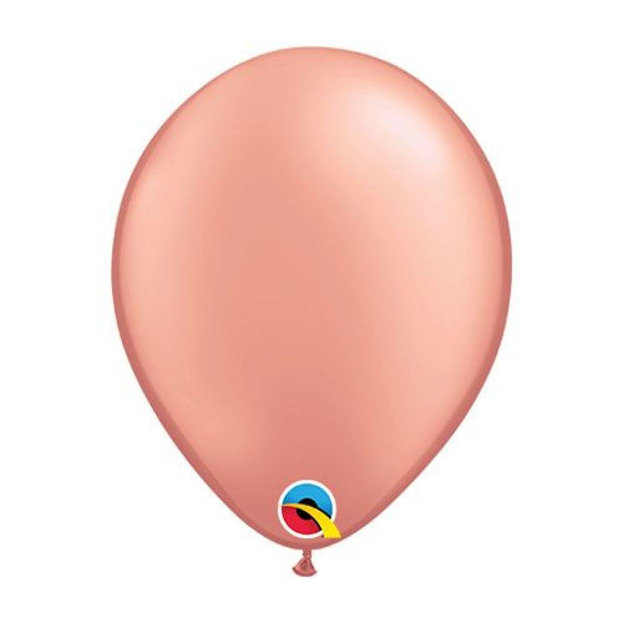 Pearl Rose Gold Latex Helium Balloon - Party Affair