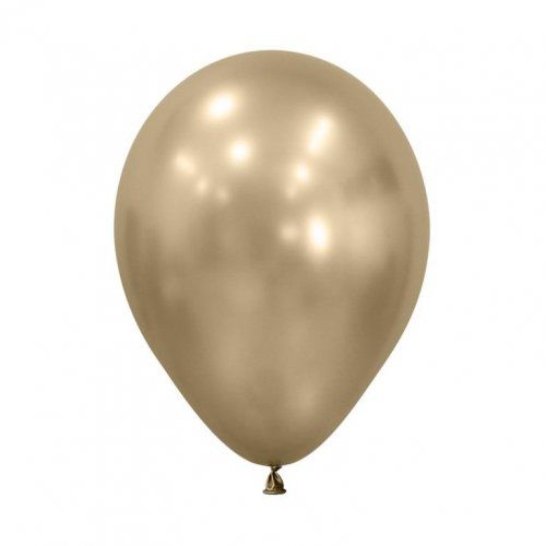 Silk Gold dust Latex Helium Balloon - Party Affair