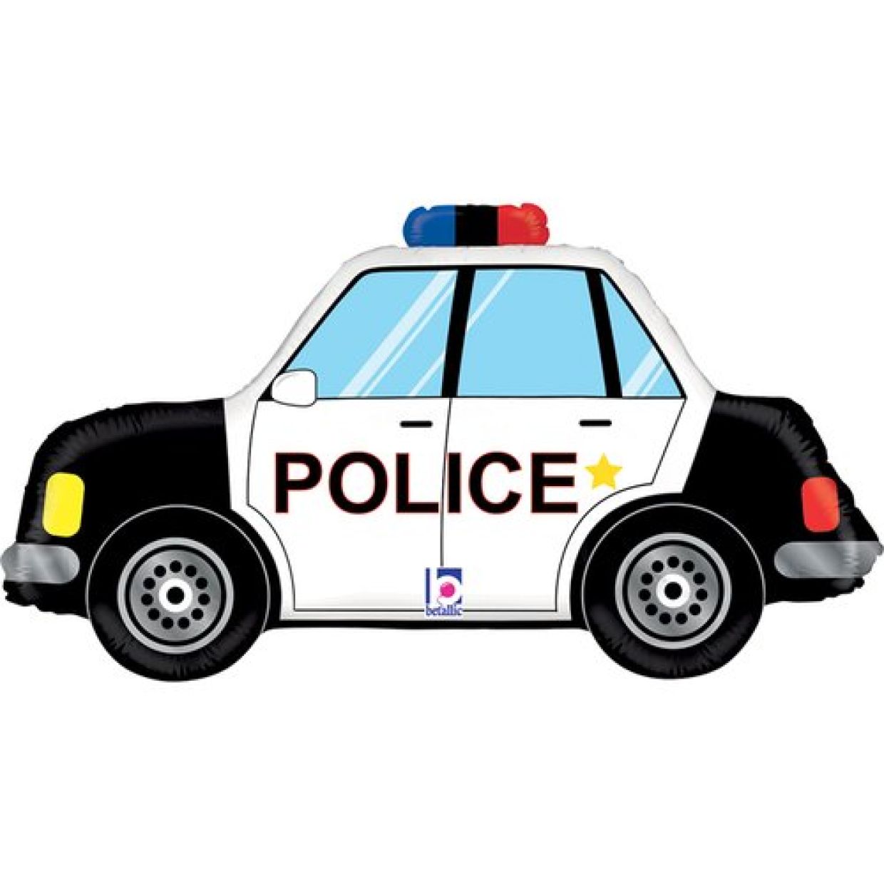Police Car Foil Balloon Shape - Party Affair