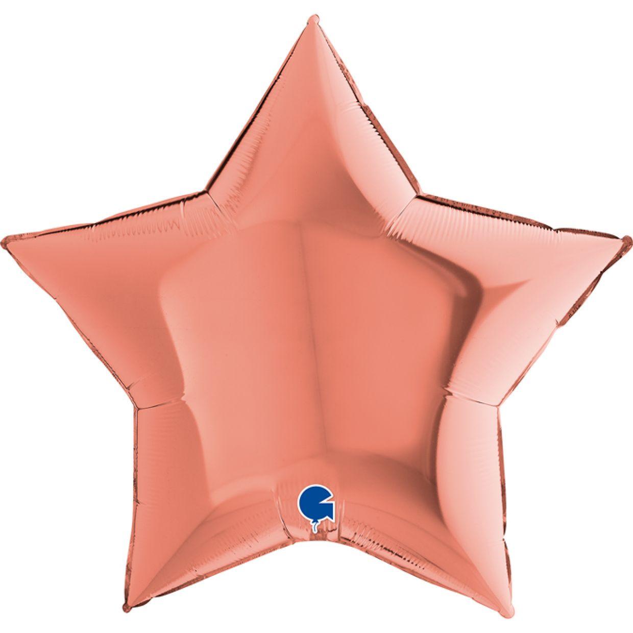Rose Gold Star Foil Balloon - Grabo - Party Affair