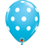 Robin's Egg Blue Polka Dot Latex Balloon