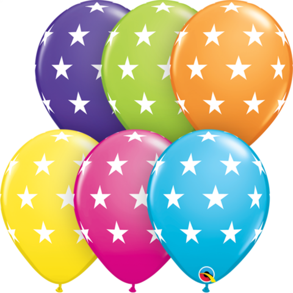 Big Stars Print Latex Balloon