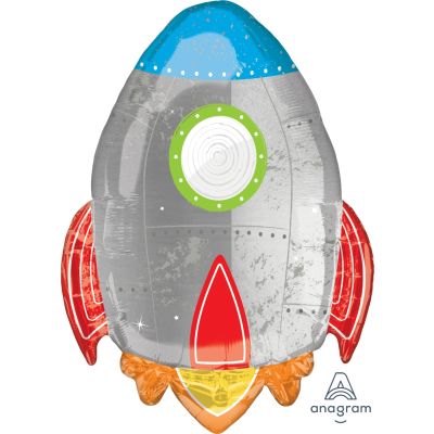 Rocket Space Ship Shape Foil Balloon